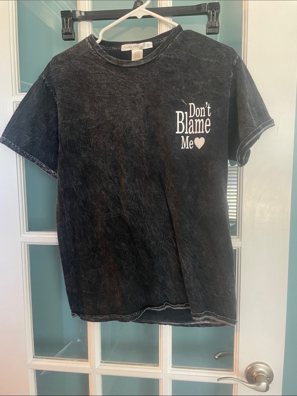 Altar'd State Black 'Don't Blame Me' Graphic Tee- Taylor Swift Lyrics